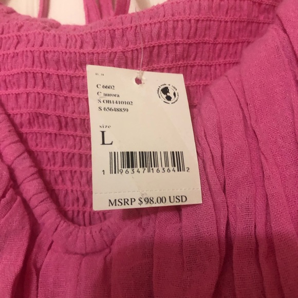 Free People pink top size large - Picture 4 of 7